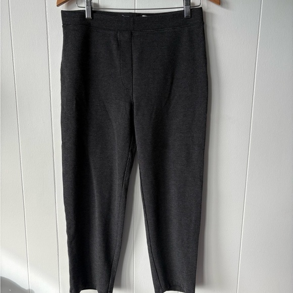 Hudson North Pull on Gray Houndstooth Straight Leg Pants Size Large - Picture 2 of 6